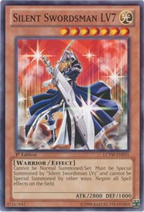 Silent Swordsman LV7 (Common) (LCYW-EN035) - Legendary Collection 3: Yugi's World Unlimited