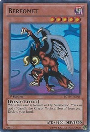 Berfomet (Super Rare) (LCYW-EN045) - Legendary Collection 3: Yugi's World Unlimited