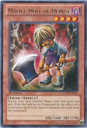 Malice Doll of Demise (Rare) (LCYW-EN163) - Legendary Collection 3: Yugi's World 1st Edition