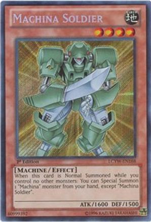Machina Soldier (Secret Rare) (LCYW-EN168) - Legendary Collection 3: Yugi's World 1st Edition