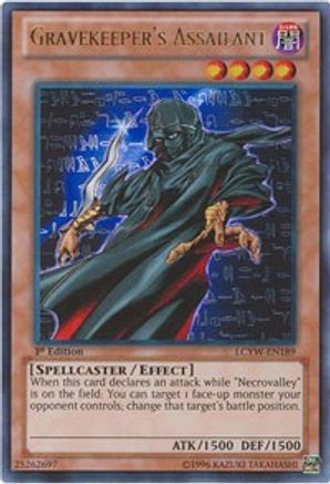 Gravekeeper's Assailant (Ultra Rare) (LCYW-EN189) - Legendary Collection 3: Yugi's World 1st Edition