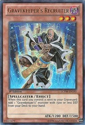 Gravekeeper's Recruiter (Ultra Rare) (LCYW-EN193) - Legendary Collection 3: Yugi's World Unlimited