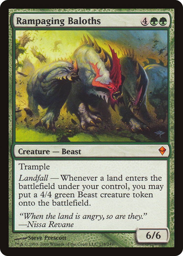 Rampaging Baloths (ZEN-178) [Zendikar] Foil