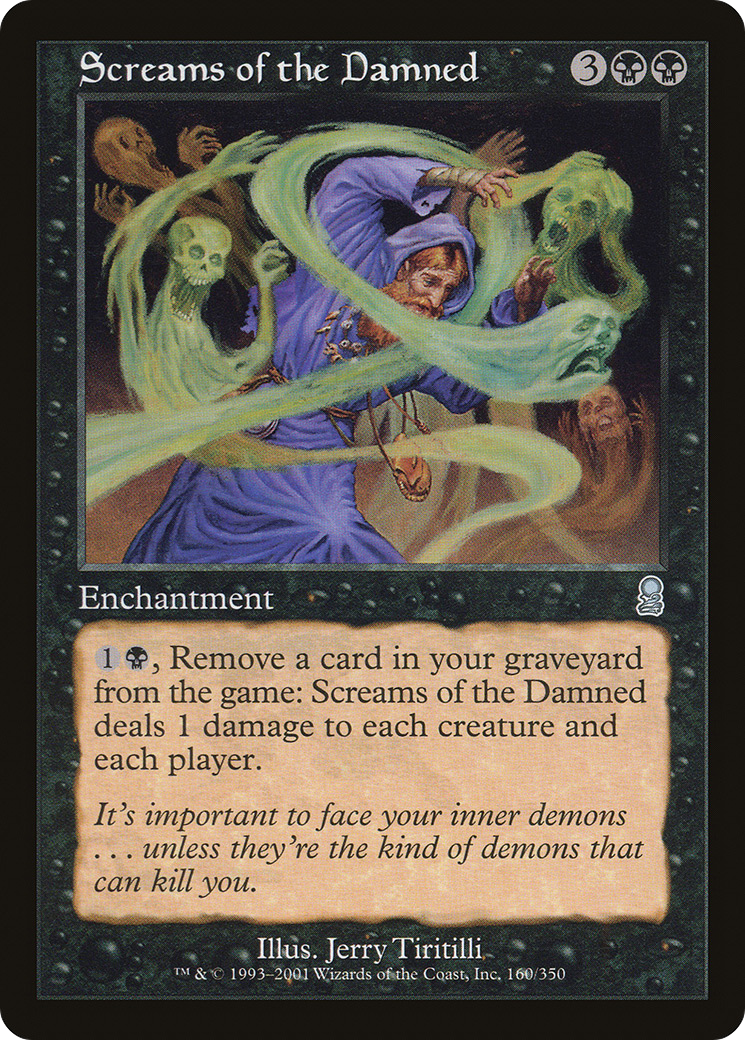 Screams of the Damned (ODY-160) [Odyssey] Foil