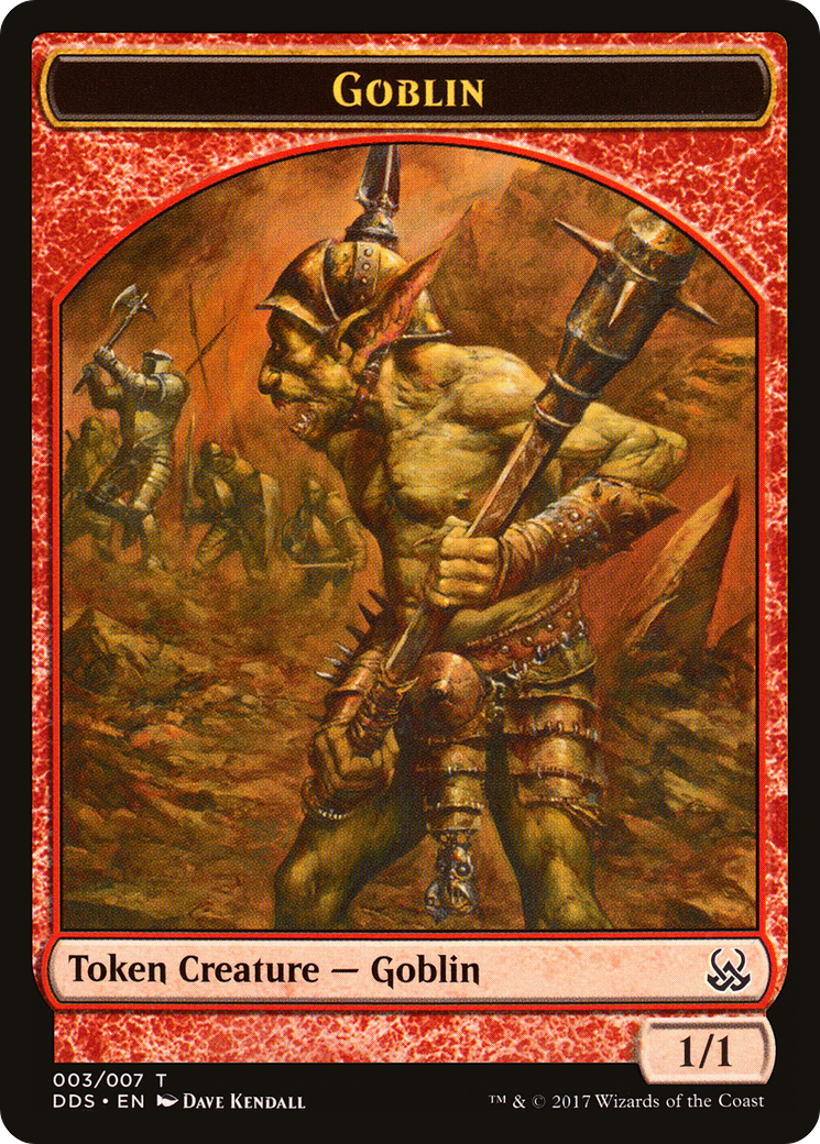 Goblin Token (DDS-003) [Duel Decks: Mind vs. Might Tokens]