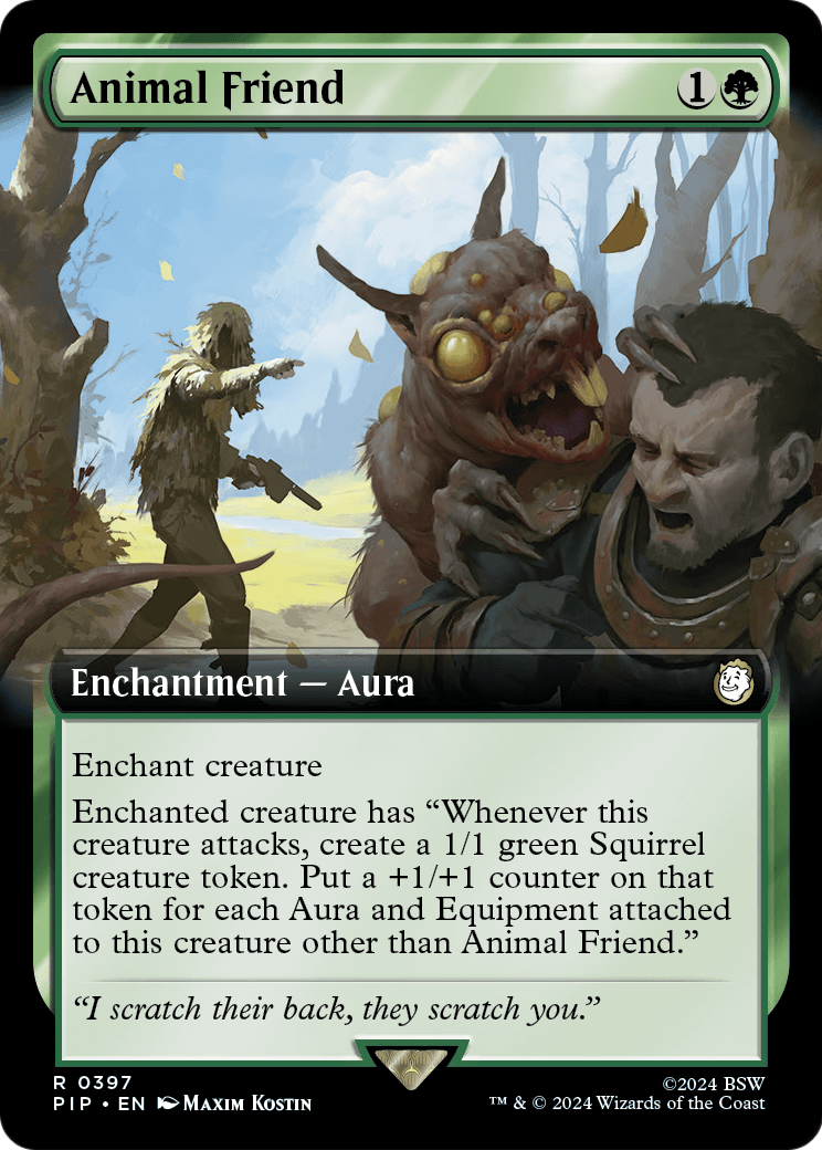 Animal Friend (Extended Art) (PIP-397) [Fallout] Foil