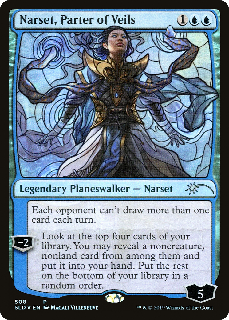 Narset, Parter of Veils (Stained Glass) (SLD-508) [Secret Lair Drop] Foil