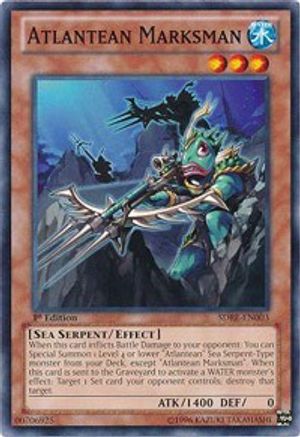 Atlantean Marksman (Common) (SDRE-EN003) - Structure Deck: Realm of the Sea Emperor 1st Edition