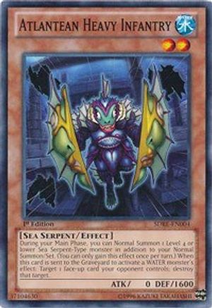 Atlantean Heavy Infantry (Common) (SDRE-EN004) - Structure Deck: Realm of the Sea Emperor 1st Edition