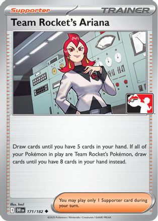 Team Rocket's Ariana (171/182) [Prize Pack Series Cards] - Uncommon