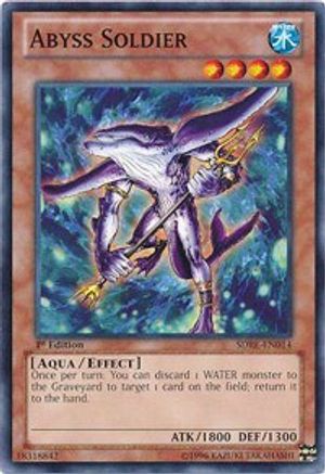 Abyss Soldier (Common) (SDRE-EN014) - Structure Deck: Realm of the Sea Emperor 1st Edition