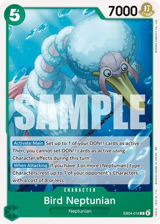 Bird Neptunian (EB04-016) - The Azure Sea's Seven