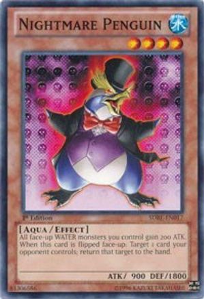 Nightmare Penguin (Common) (SDRE-EN017) - Structure Deck: Realm of the Sea Emperor 1st Edition