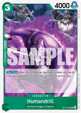 Humandrill (OP14-032) - The Azure Sea's Seven