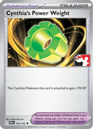 Cynthia's Power Weight (162/182) [Prize Pack Series Cards] - Uncommon