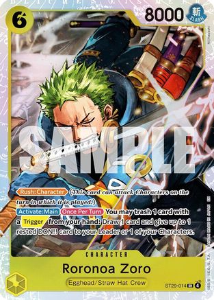 Roronoa Zoro (ST29-014) - Starter Deck 29: Egghead Foil