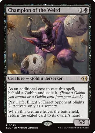 Champion of the Weird (ECL-095) [Lorwyn Eclipsed]