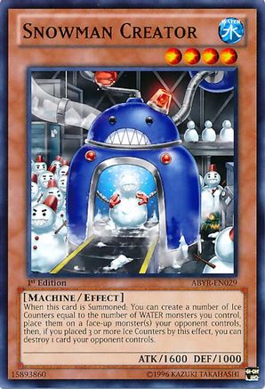 Snowman Creator (Common) (ABYR-EN029) - Abyss Rising 1st Edition