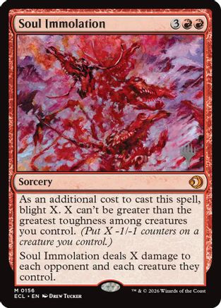Soul Immolation (PPECL-156) [Promo Pack: Lorwyn Eclipsed] Foil