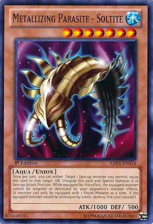 Metallizing Parasite - Soltite (Common) (ABYR-EN034) - Abyss Rising Unlimited