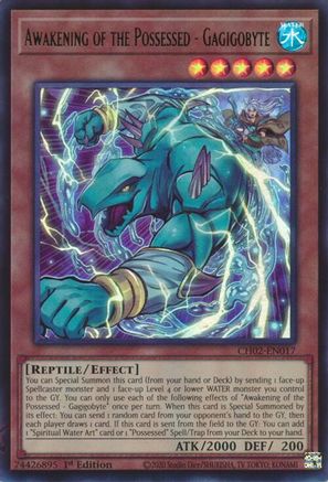 Awakening of the Possessed - Gagigobyte (Ultra Rare) (CH02-EN017) - THE CHRONICLES DECK: Spirit Charmers (All-Foil Edition) 1st Edition