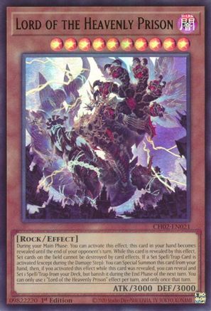 Lord of the Heavenly Prison (Ultra Rare) (CH02-EN021) - THE CHRONICLES DECK: Spirit Charmers (All-Foil Edition) 1st Edition