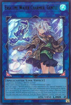 Eria the Water Charmer, Gentle (Ultra Rare) (CH02-EN042) - THE CHRONICLES DECK: Spirit Charmers (All-Foil Edition) 1st Edition