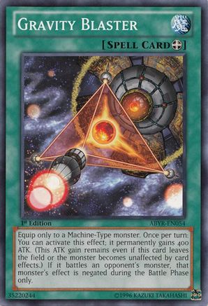 Gravity Blaster (Common) (ABYR-EN054) - Abyss Rising 1st Edition