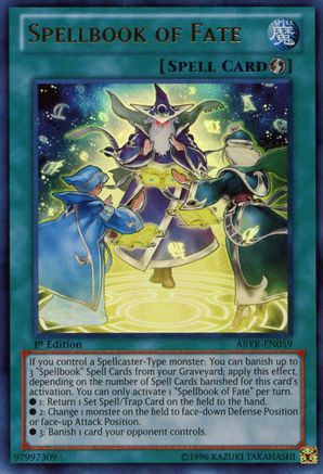 Spellbook of Fate (Ultra Rare) (ABYR-EN059) - Abyss Rising Unlimited