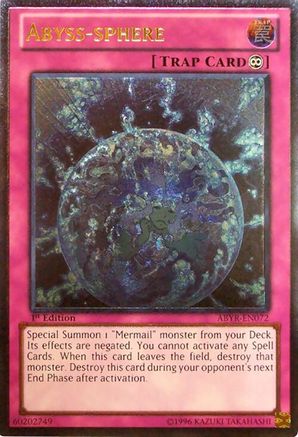 Abyss-sphere (Ultimate Rare) (ABYR-EN072) - Abyss Rising 1st Edition