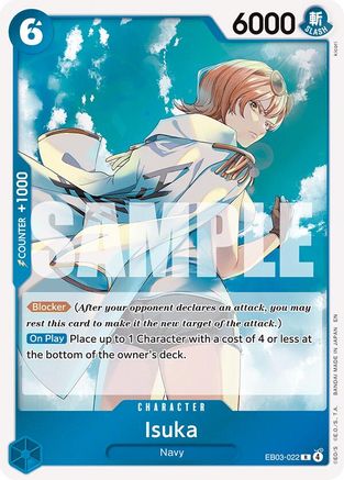 Isuka (EB03-022) - Extra Booster: One Piece Heroines Edition Foil