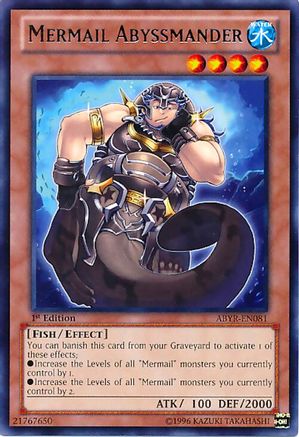 Mermail Abyssmander (Rare) (ABYR-EN081) - Abyss Rising 1st Edition
