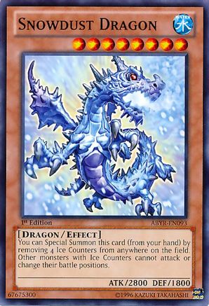 Snowdust Dragon (Common) (ABYR-EN093) - Abyss Rising 1st Edition