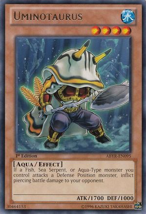 Uminotaurus (Rare) (ABYR-EN095) - Abyss Rising 1st Edition