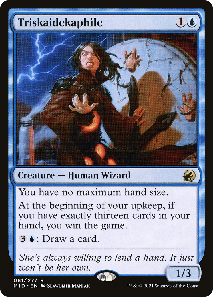 Triskaidekaphile (MID-081) [Innistrad: Midnight Hunt] Foil