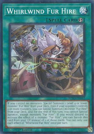 Whirlwind Fur Hire (Common) (BPRO-EN062) - Burst Protocol 1st Edition