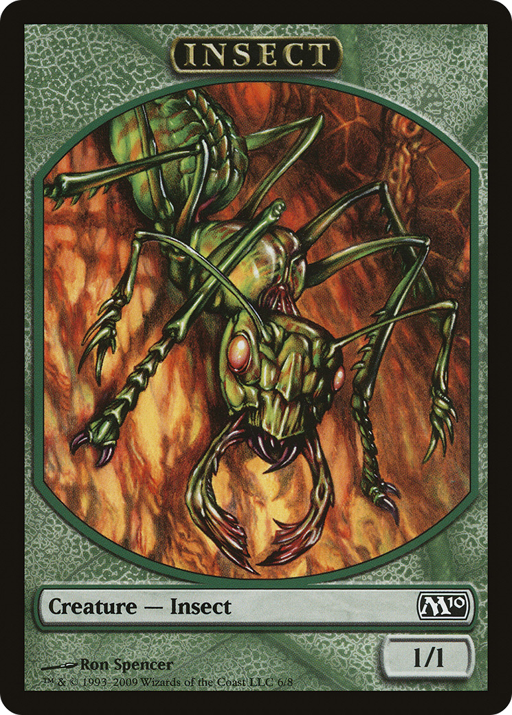 Insect Token (M10-006) [Magic 2010 Tokens]