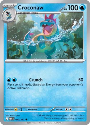 Croconaw (042/217) [ME Ascended Heroes] - Uncommon
