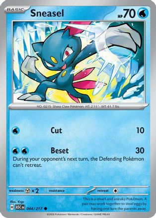 Sneasel (044/217) [ME Ascended Heroes] - Common