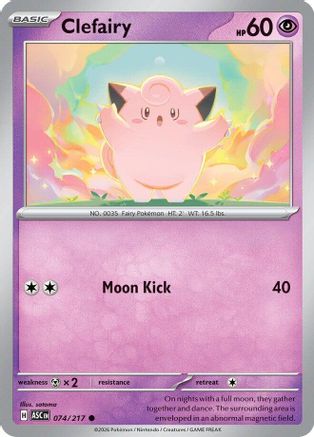 Clefairy (074/217) [ME Ascended Heroes] Reverse Holofoil - Common