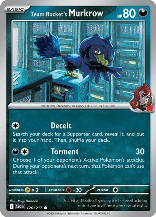 Team Rocket's Murkrow (126/217) [ME Ascended Heroes] - Common