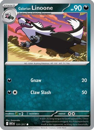 Galarian Linoone (131/217) [ME Ascended Heroes] - Common