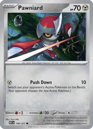 Pawniard (146/217) [ME Ascended Heroes] Reverse Holofoil - Common