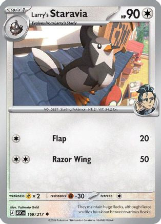 Larry's Staravia (169/217) [ME Ascended Heroes] - Uncommon