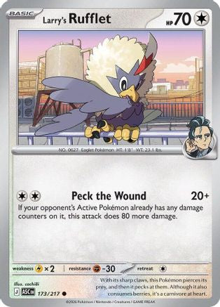 Larry's Rufflet (173/217) [ME Ascended Heroes] Reverse Holofoil - Common