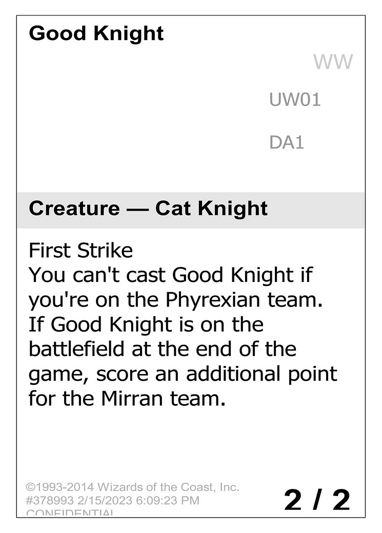 Good Knight (UNK-UW01) [Unknown Event]