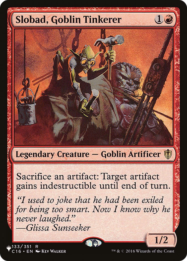 Slobad, Goblin Tinkerer (LIST-133/351) [The List]