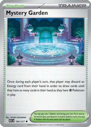 Mystery Garden (194/217) [ME Ascended Heroes] Reverse Holofoil - Uncommon