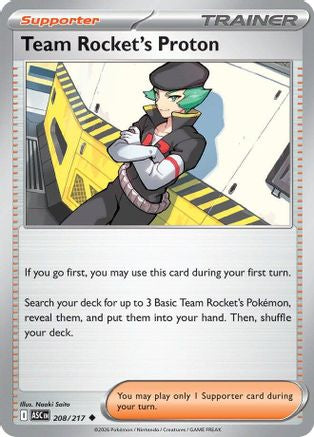 Team Rocket's Proton (208/217) [ME Ascended Heroes] - Uncommon