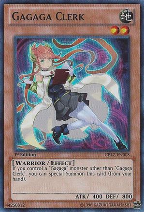 Gagaga Clerk (Super Rare) (CBLZ-EN008) - Cosmo Blazer Unlimited